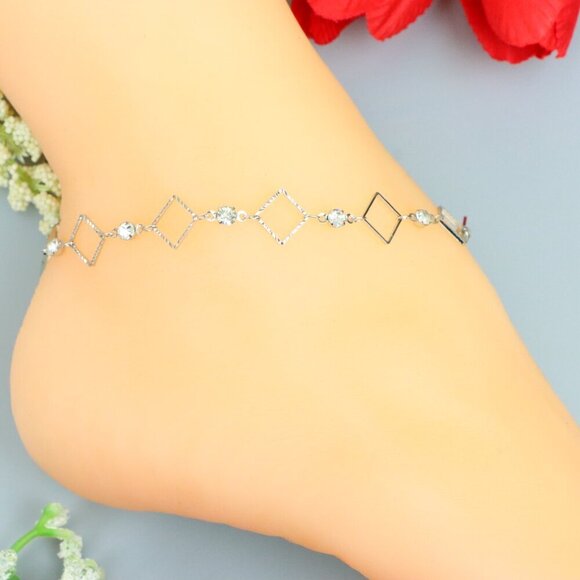 "Handmade Anklet – A Stylish Choice for Women, Thoughtful Gift Idea, EVCH1856 - Picture 2 of 10